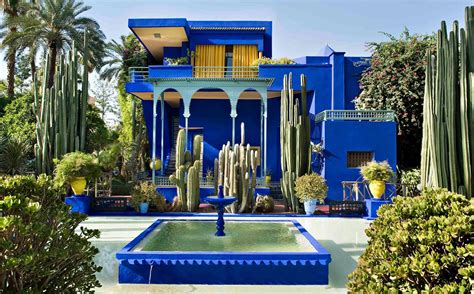 bleu maison yves saint laurent marrakech|yves st laurent museum marrakech.